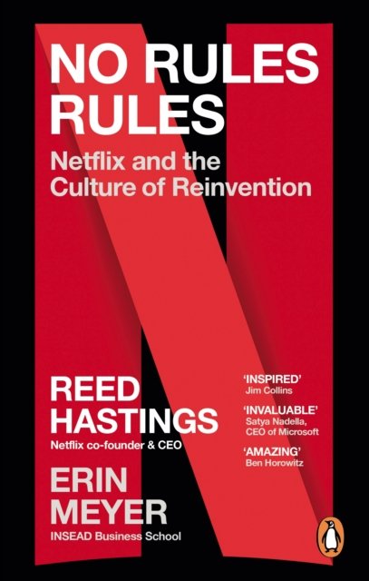 Cover for Reed Hastings · No Rules Rules: Netflix and the Culture of Reinvention (Pocketbok) (2025)