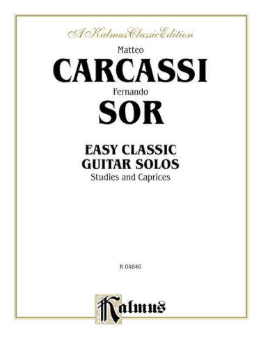 Easy Classic Guitar Solos: Studies and Caprices - Fernando Sor - Books - Alfred Music - 9780757919657 - March 1, 1992