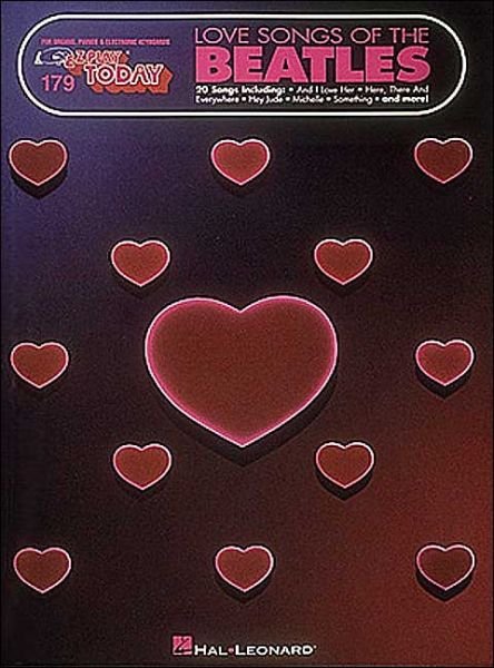 Cover for The Beatles · E-Z Play Today Volume 179: Love Songs Of The Beatles (Taschenbuch) (1994)