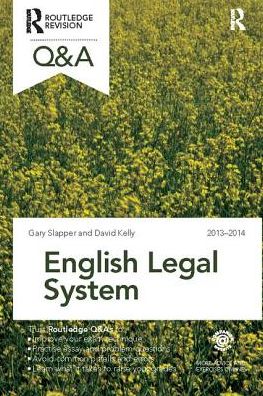 Cover for Gary Slapper · Q&amp;A English Legal System 2013-2014 (Book) (2017)