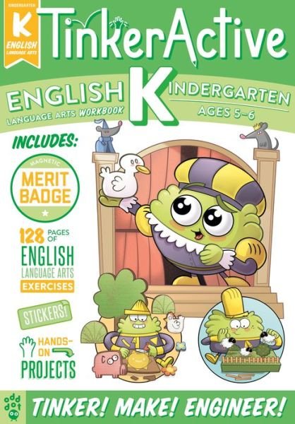 Cover for Megan Hewes Butler · TinkerActive Workbooks: Kindergarten English Language Arts - TinkerActive Workbooks (Paperback Book) (2019)