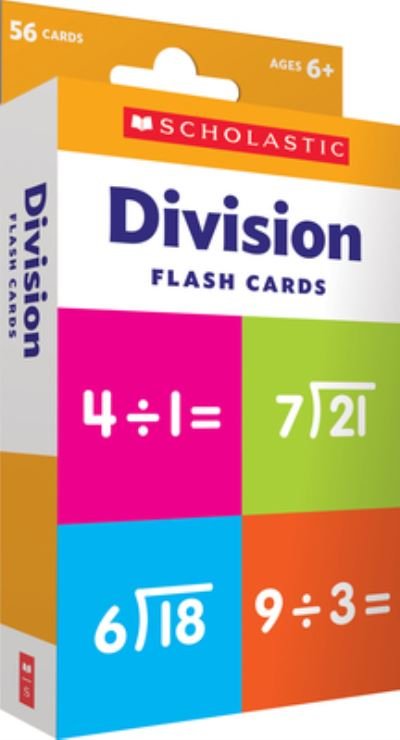 Cover for Scholastic · Flash Cards: Division (KARTENSPIEL) (2021)