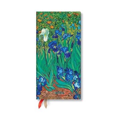 Van Gogh’s Irises (Van Gogh’s Irises) Slim 12-month Dayplanner 2024 - Van Gogh's Irises - Paperblanks - Kirjat - Paperblanks - 9781439706657 - 2023