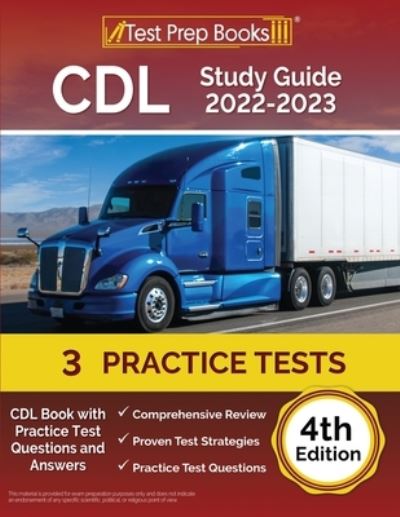 Cover for Joshua Rueda · CDL Study Guide 2022-2023: CDL Book with Practice Test Questions and Answers [4th Edition] (Paperback Book) (2021)