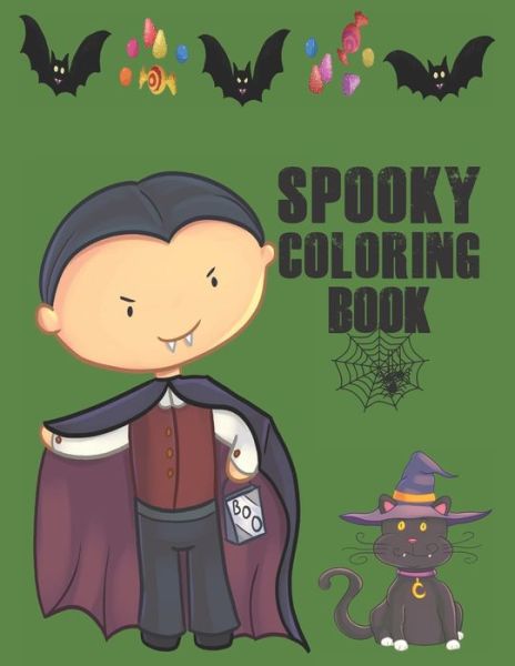 Cover for Halloween Activity Books · Spooky Coloring Book (Paperback Book) (2019)