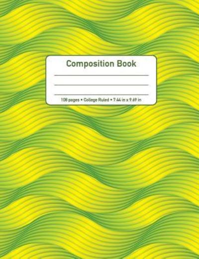 Cover for Arthur V Dizzy · Composition Book (Paperback Book) (2018)