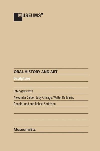 Cover for Alexander Calder · Oral History and Art: Sculpture (Taschenbuch) (2015)