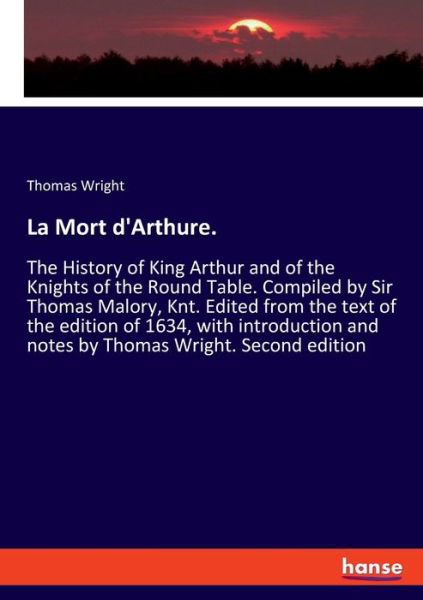 Cover for Wright · La Mort d'Arthure. (Buch) (2019)