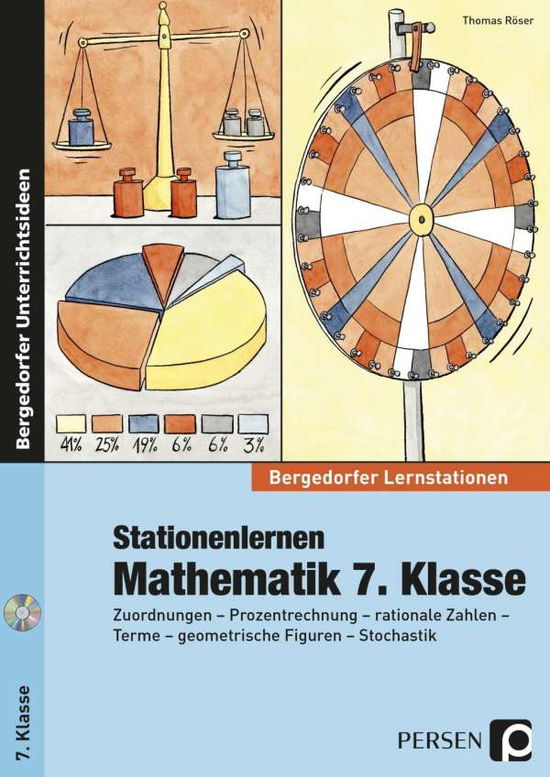 Cover for Röser · Stationenlernen Mathematik 7.Kl. (Bok)