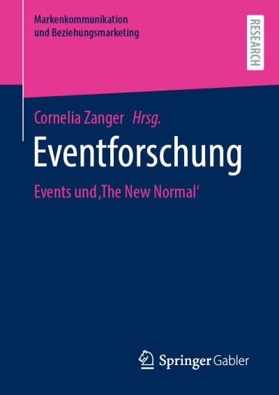 Cover for Cornelia Zanger · Eventforschung (Book) (2022)