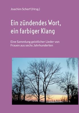 Cover for Joachim Scherf · Ein zndendes Wort, ein farbiger Klang (Paperback Book) (2022)