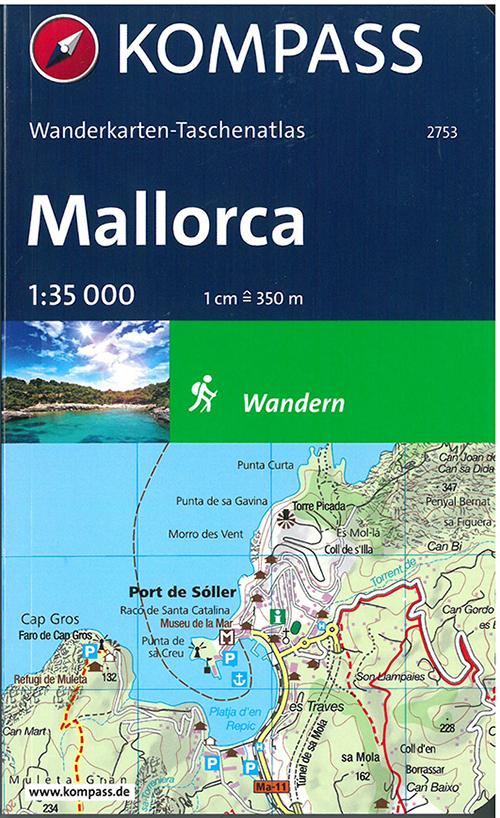 Cover for Mair-Dumont / Kompass · Kompass Wander-Atlas: Mallorca (Poketbok) (2016)