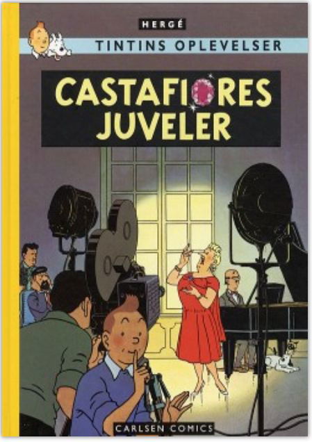 Cover for Hergé · Tintin: Castafiores juveler - retroudgave (Bound Book) [2e édition] [Indbundet] (2007)