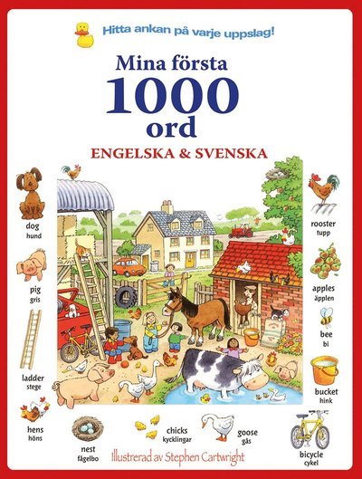 Cover for Heather Amery · Mina första 1000 ord : engelska &amp; svenska (Innbunden bok) (2022)