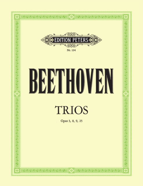 Cover for String Trios, complete (Sheet music) (2001)