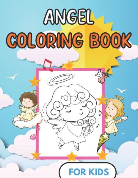 Cover for Chroma Simple Book · Angel Coloring Book For kids (Paperback Book) (2020)