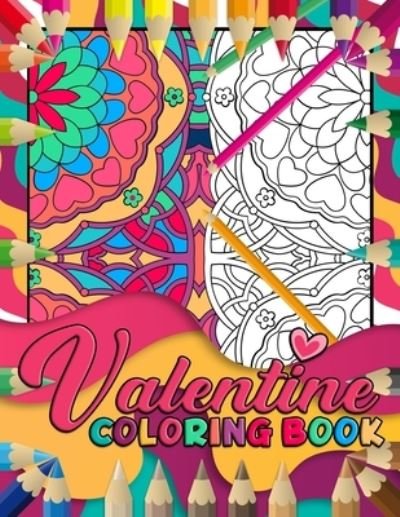 Cover for Dz Brand · Valentine Coloring Book (Paperback Bog) (2021)