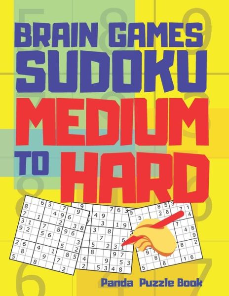 Brain Games Sudoku Medium To Hard - Panda Puzzle Book - Książki - Independently Published - 9798602148657 - 21 stycznia 2020