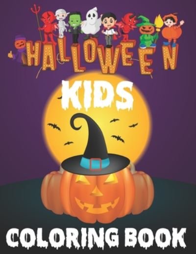 Cover for Blue Zine Publishing · Halloween kids coloring book (Paperback Book) (2020)