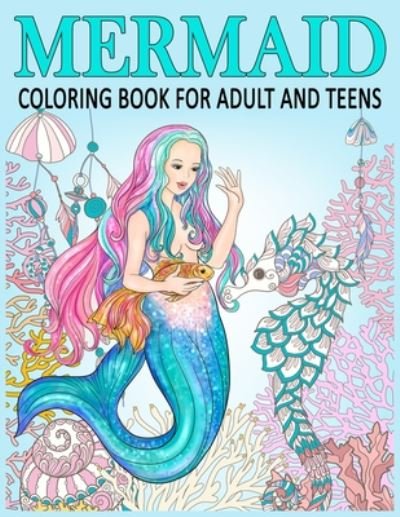 Cover for Azberry Book · Mermaid Coloring Book for Adult and Teens (Paperback Bog) (2020)
