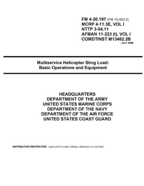 FM 4-20.197 Multiservice Helicopter Sling Load: Basic Operations and Equipment - U S Army - Boeken - Independently Published - 9798740477657 - 19 april 2021