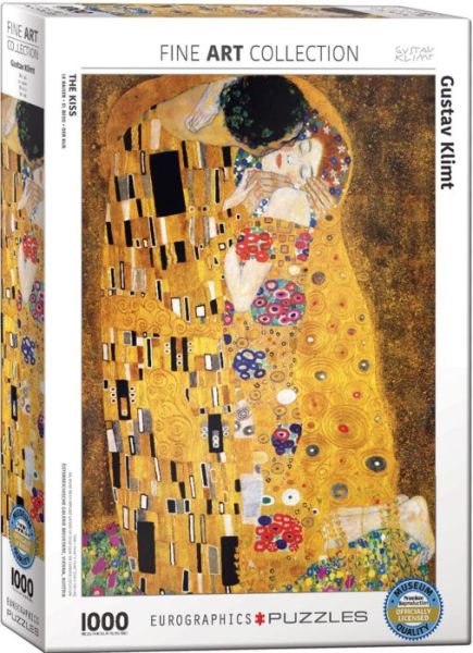 Cover for Puslespil The Kiss by Gustav Klimt · Der Kuss (Puzzle).6000-4365 (Buch) (2019)