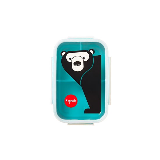 Cover for 3 Sprouts · Bento Box - Teal Bear (Toys)