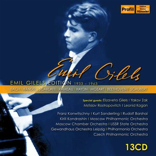 Cover for Emil Gilels · Editon 1933-1963 (CD) [Emil Gilels edition] (2018)