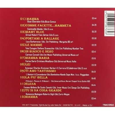 Cover for Aa.vv. · Canzoni Sulla Mamma (CD) (2012)