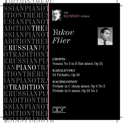 Cover for Yakov Flier · The Russian Piano Tradition - Yakov Flier APR Klassisk (CD) (2007)