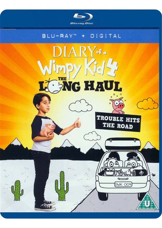 Cover for Diary of a Wimpy Kid 4 - the L · Diary Of A Wimpy Kid 4 - The Long Haul (Blu-ray) (2017)