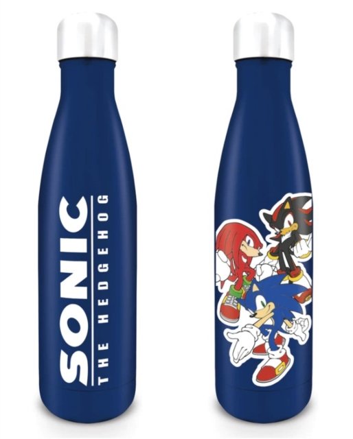 Cover for Sonic the Hedgehog · Sonic The Hedgehog (Speed Trio) Metal Drinks Bottle (Krus)