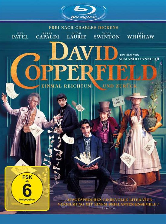 Cover for Dev Patel,hugh Laurie,tilda Swinton · David Copperfield-einmal Reichtum Und Zurück (Blu-ray) (2021)