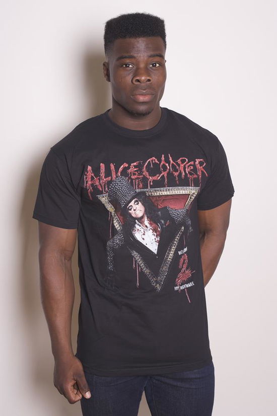 Alice Cooper Unisex T-Shirt: Welcome to my Nightmare - Alice Cooper - Mercancía - Global - Apparel - 5055295343658 - 