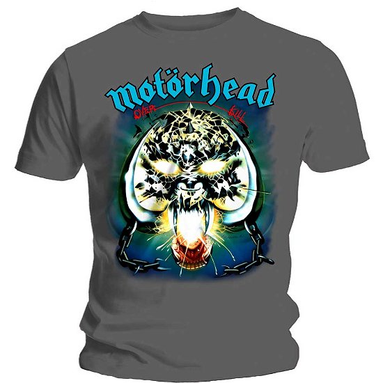 Cover for Motörhead · Motorhead Unisex T-Shirt: Overkill (T-shirt) [size L] [Grey - Unisex edition]