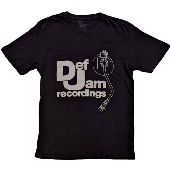 Def Jam Recordings Unisex T-Shirt: Logo & Stylus - Def Jam Recordings - Merchandise -  - 5056561061658 - 