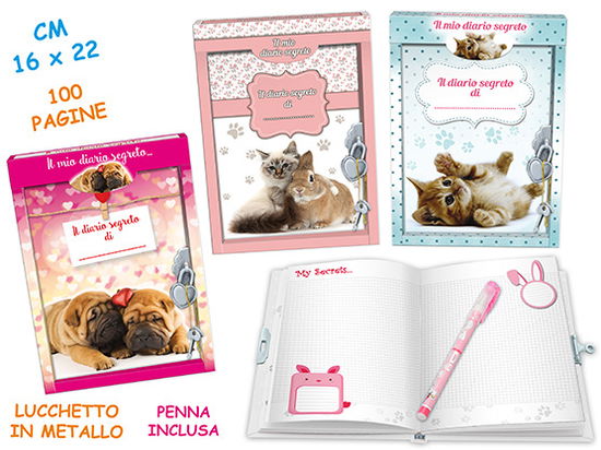 Cover for Teorema: Miss Signorina · Diario Segreto 3 Mdl C/Lucchetto E Penna (MERCH)