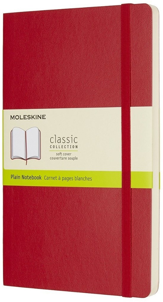 Cover for Moleskin · Moleskine Scarlet Red Large Plain Notebook Soft (Taschenbuch)