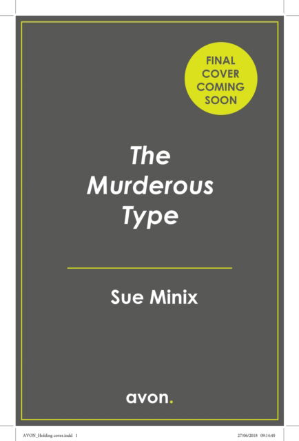 Cover for Sue Minix · The Murderous Type - The Bookstore Mystery Series (Paperback Book) (2023)