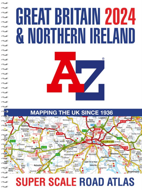 9780008597658 ?a Z Maps 2023 Great Britain A Z Super Scale Road Atlas 2024 A3 Spiral Spiral Book&class=scaled