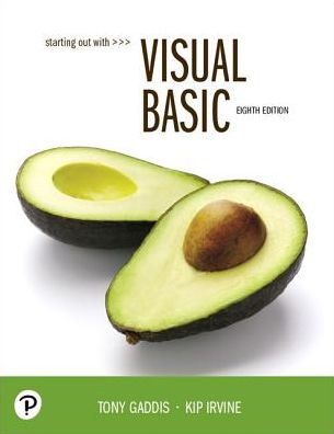 Cover for Tony Gaddis · Starting Out With Visual Basic (Paperback Book) (2019)