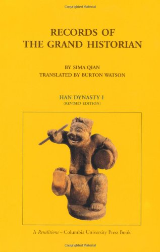 Records of the Grand Historian (Han Dynasty I) - Sima Qian - Bøger - Columbia University Press - 9780231081658 - 25. januar 1996