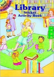Cover for Cathy Beylon · Library Sticker Activity Book - Dover Little Activity Books (Paperback Book) (2003)