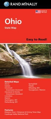 Cover for Rand McNally · Rand McNally Easy to Read Folded Map: Ohio State Map (Kort) (2021)
