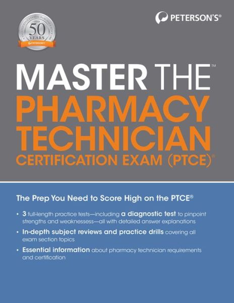 Cover for Peterson's · Master the Pharmacy Technician Certification Exam (PTCE) (Paperback Book) (2019)