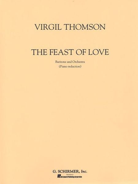 Cover for Virgil Thomson · Feast of Love (from Pervigilium veneris) (Taschenbuch) (1993)