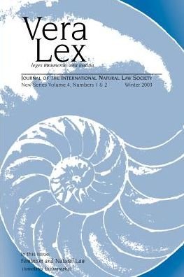 Vera Lex - Robert Chapman - Livres - Pace University Press - 9780944473658 - 25 novembre 2003
