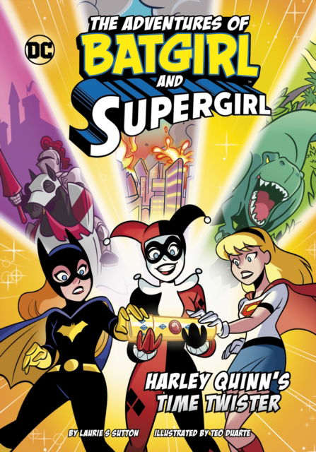 Cover for Laurie S. Sutton · Harley Quinn’s Time Twister - The Adventures of Batgirl and Supergirl (Paperback Book) (2025)