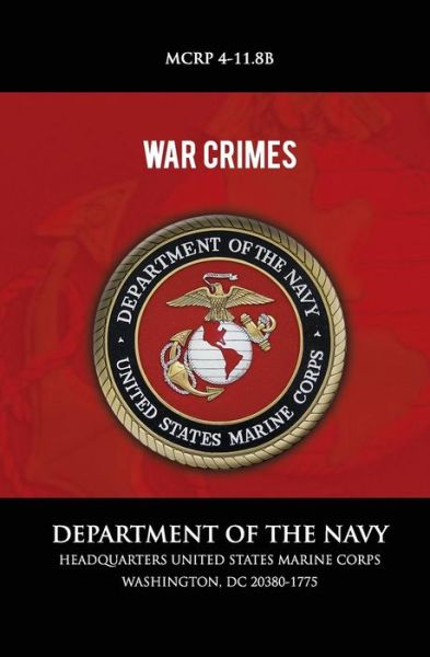 Cover for Department of the Navy · War Crimes (Paperback Book) (2013)