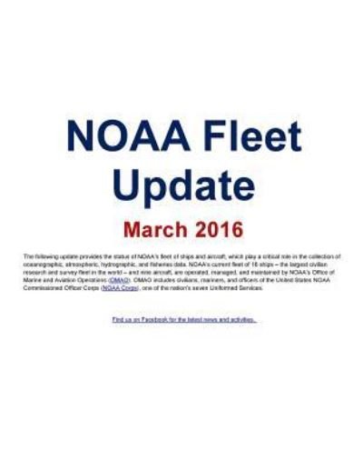 Cover for National Oceanic and Atmospheric Adminis · NOAA Fleet Update (Pocketbok) (2016)